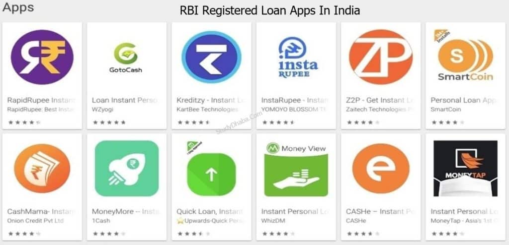 RBI Registered Loan App List 2024 ( Latest Updated March 2024 )