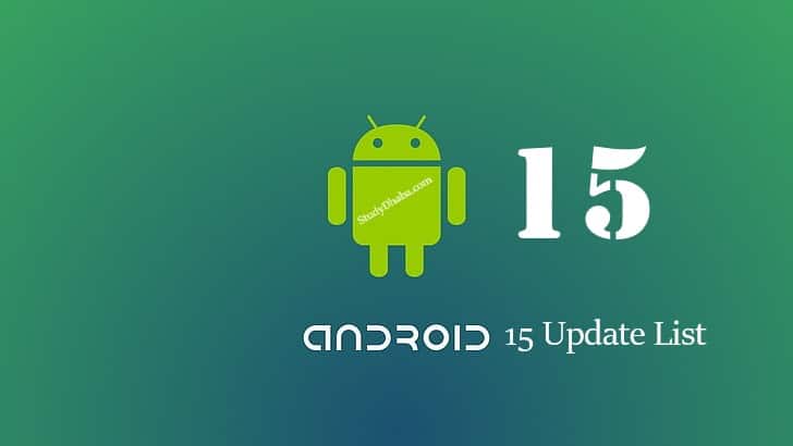 Android 15 Update List