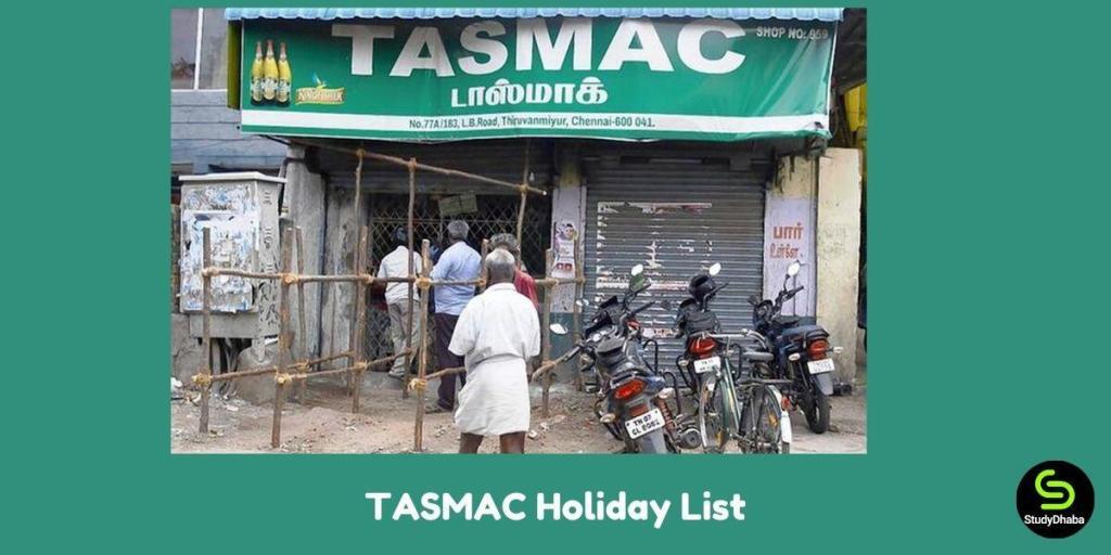 TASMAC Holiday List 2024 Check TASMAC Leave Days Calendar